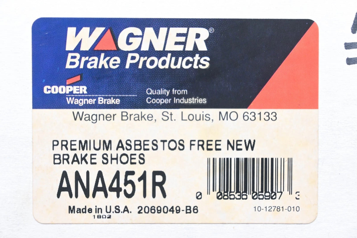 Disc Brake Pad Kit for Wagner ANA451R (NOS)