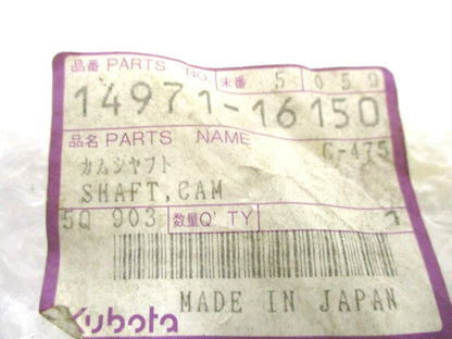 Camshaft for Kubota AD70 E75 EA300 EA330 (14971-16150)