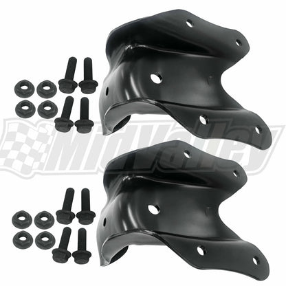 2X Leaf Spring Rear Shackle Hanger Bracket for Ford F150 F250 F350 (1997–2003)