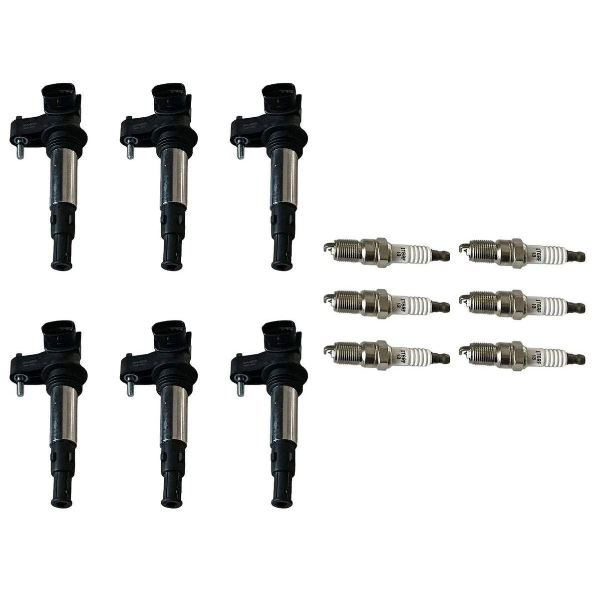 6X Ignition Coils & 6X Spark Plugs for Cadillac CTS 2.8L V6 (2005–2007) UF375