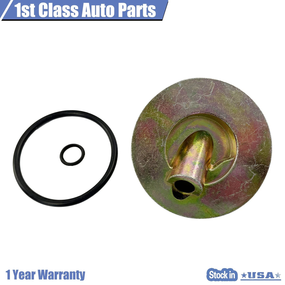 Oil Dipstick Tube Connector Flange Adapter for Ford F350 F450 (1994–1997)