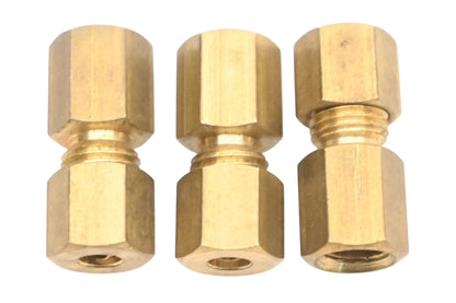 3X Brass Compression Fittings 5/16-24 x 3/16 WK008C-2