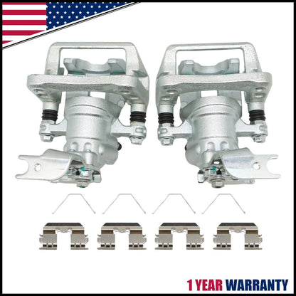 2X Rear Brake Calipers with Bracket for Honda Accord (2013–2017) 19-B7096