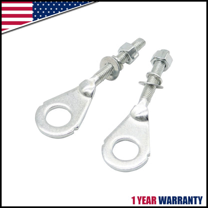 2Pcs Rear Chain Adjuster Puller for Yamaha PW80 TTR90 TTR110 GT80 TTR50 YSR50