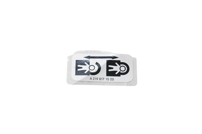 Label for Mercedes-Benz (2000–2023) 219 817 15 20