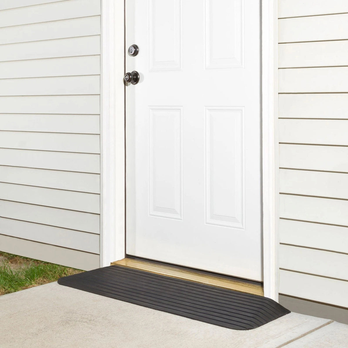 Solid Rubber Threshold Ramp for Silver Spring (1-1/2" Rise)