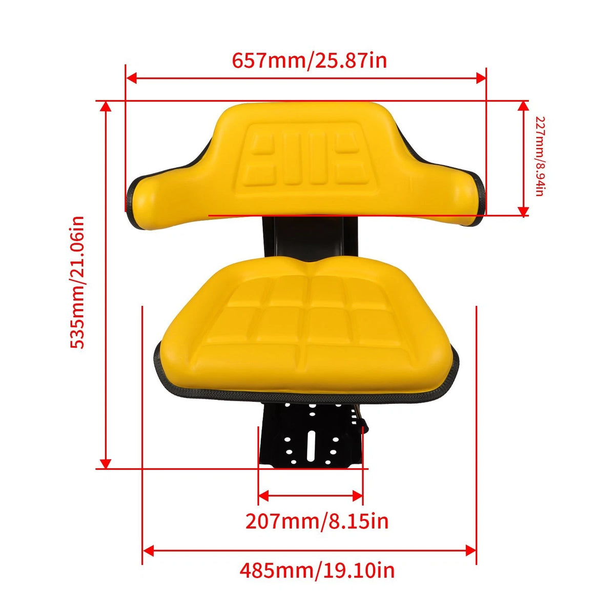 Suspension Seat for John Deere 5400, 5410 (Fits Yellow)
