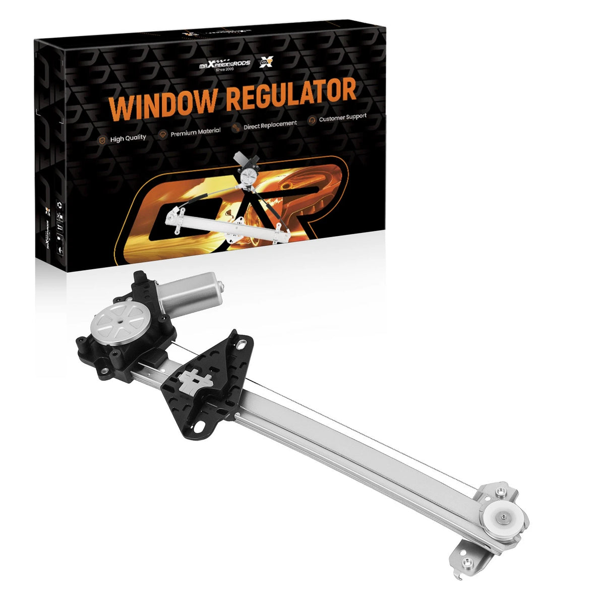 Driver Side Rear Door Window Regulator for Honda Fit (2009–2014) 72750TF0003