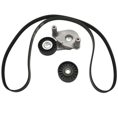 Serpentine Belt Drive Component Kit for Hyundai Santa Fe (2001–2006), Tiburon (2003–2008)