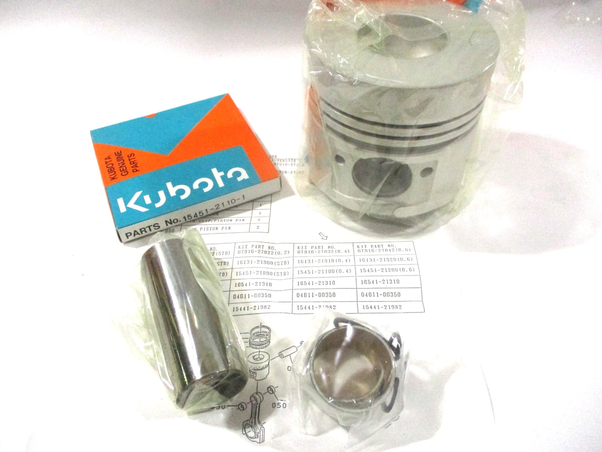 Piston & Ring Kit for Kubota D3000 V4000 (07916-27032)
