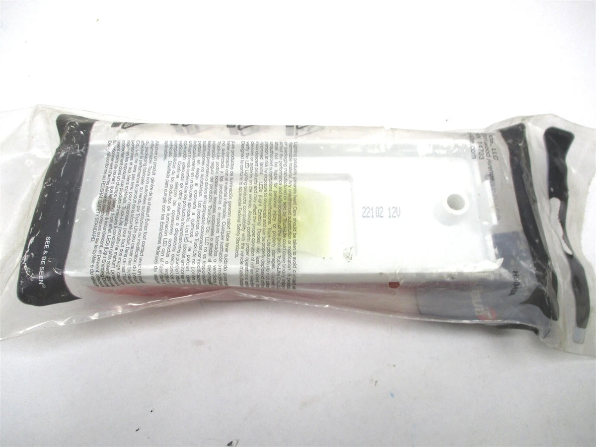 2X Truck-Lite 21 Series Red Rectangular 12V Marker Light for Truck
