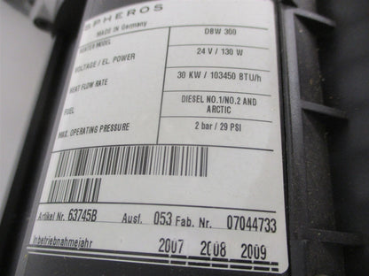 Webasto DBW 300 Diesel Coolant Heater 24V 130W (DBW300.25)
