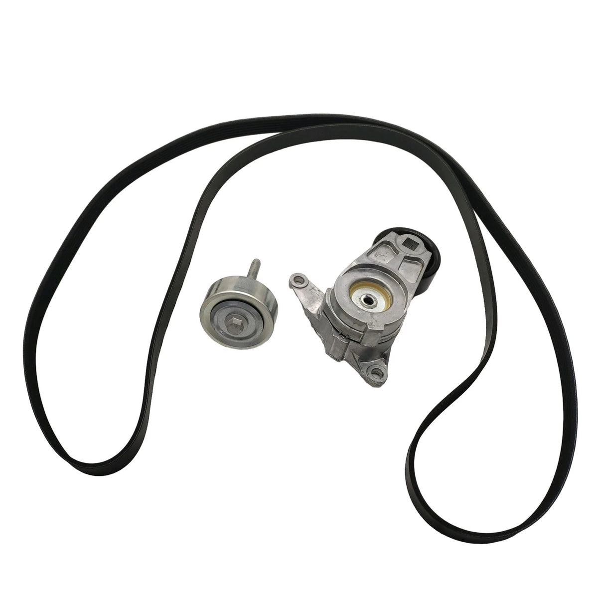 Serpentine Belt Tensioner Pulley Kit for Buick Cadillac SRX GMC Saturn Saab 9-4X (2010–2016)
