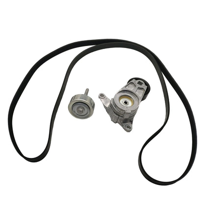 Serpentine Belt Tensioner Pulley Kit for Buick Cadillac SRX GMC Saturn Saab 9-4X (2010–2016)
