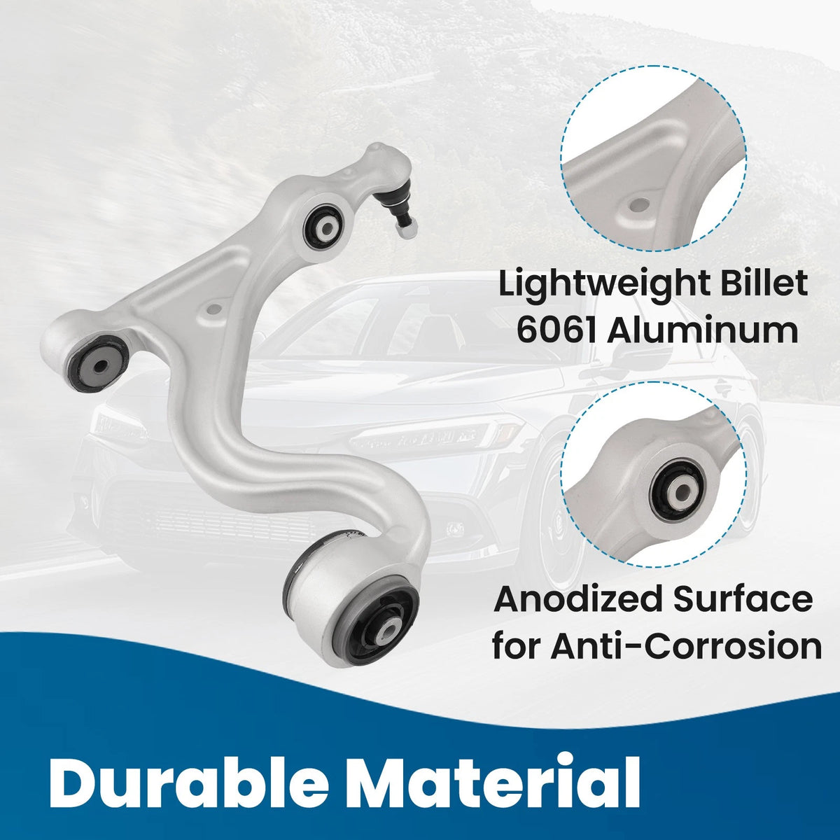 Set of 4 Control Arms for Porsche Panamera (2010–2013)