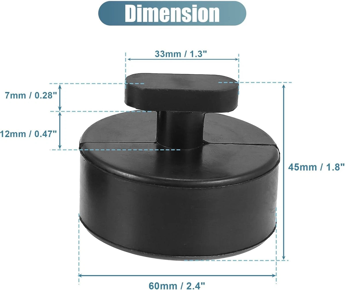 Set of 4 Rubber Jack Pucks for Chevrolet Corvette C5 C6 C7 GS Z (1997–2019)