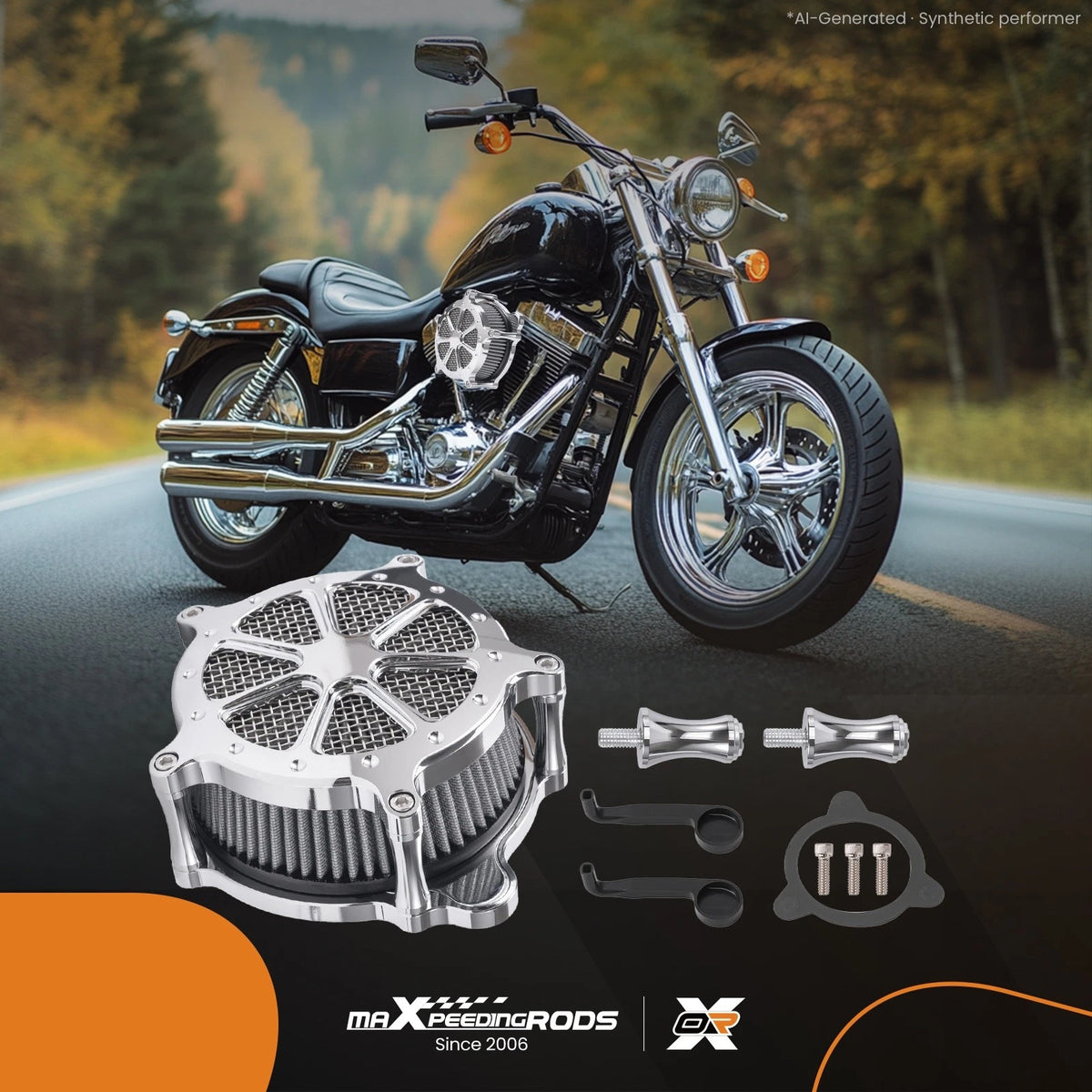 Air Cleaner Filter Intake Set for Low Rider S FXDLS (2017)