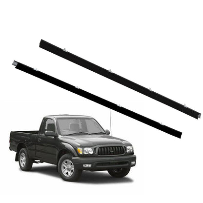 2X Front Weatherstrip Door Window Moulding Trim Seal for Toyota Tacoma (1995–2004)