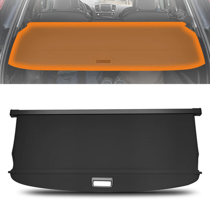 Cargo Area Shield Cover for Subaru Impreza/Crosstrek (2024) Black Retractable