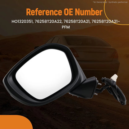 Driver Side Power Mirror for Honda Civic EX (2022–2024) Heated HO1320351 76258T20A21