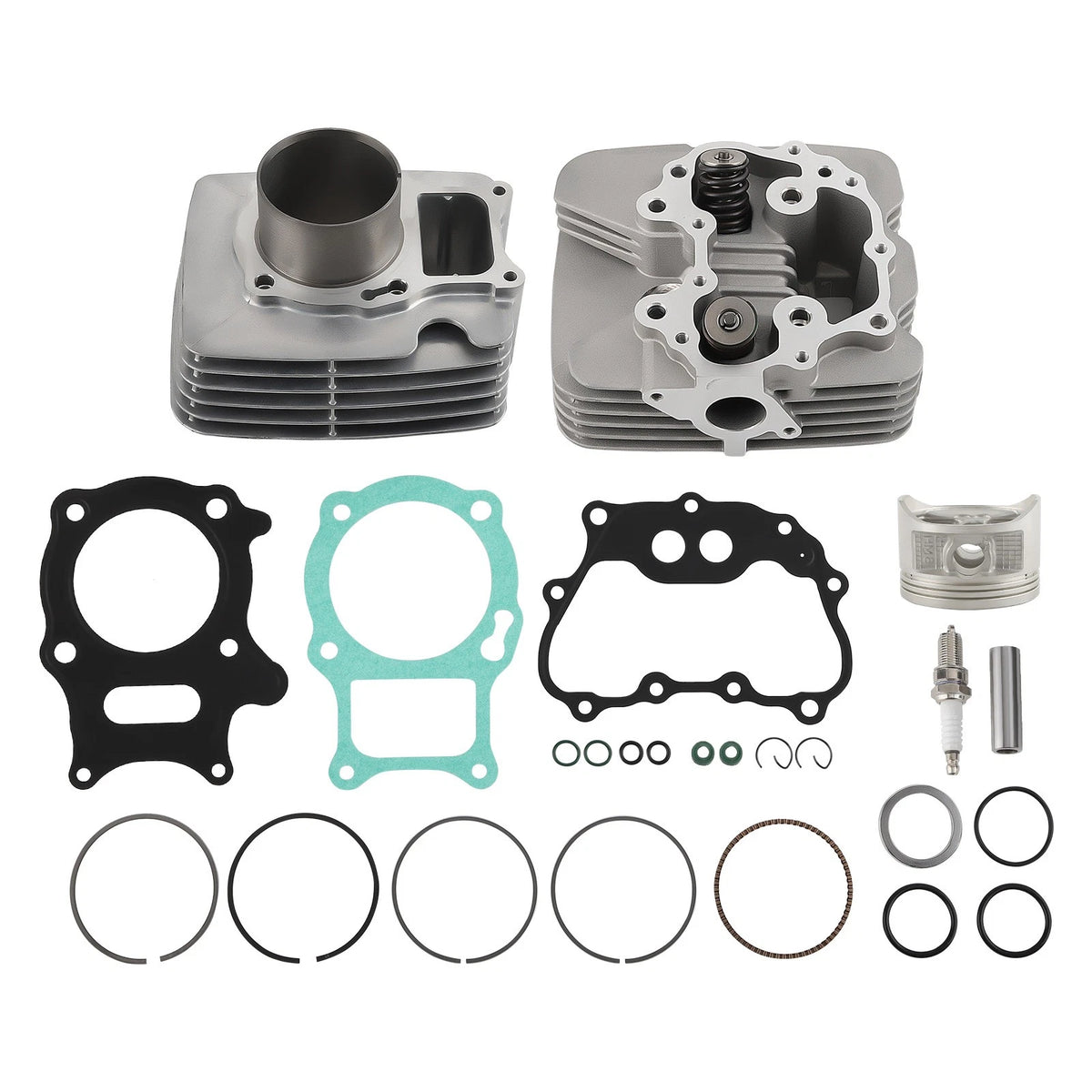 Cylinder Head Piston Top End Gasket Kit for Honda Recon 250 TRX250TE/TM (2002–2014)