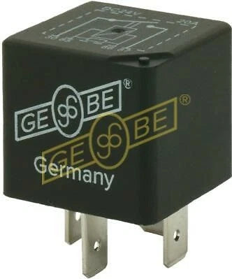 GEBE 993001 Mini Relay 12V 30A for (Made in Germany)