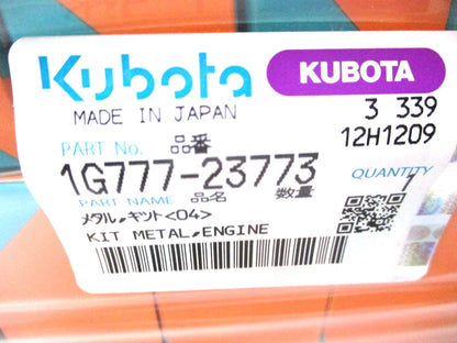 Crankshaft Bearing Kit for Kubota V3307 (0.40MM/-0.40MM) 1G777-23773