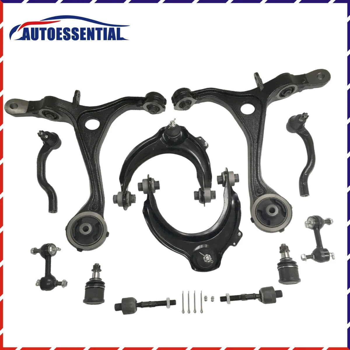 12X Front Suspension Kit Upper Lower Control Arm for Honda Accord (2003–2008)