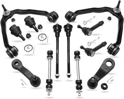 12PCS Front Control Arm Suspension Kit for Escalade Sierra Silverado 1500 (1999–2002)