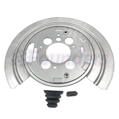 Pair of Brake Backing Plates for Dodge Ram 1500, Durango, Chrysler Aspen (2002–2009)