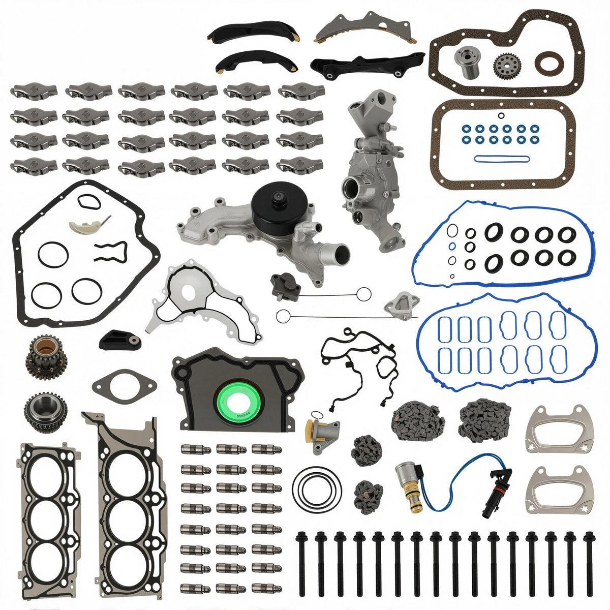 Timing Chain Kit with Pump for Chrysler Jeep Wrangler Dodge Charger VW 3.6L (2011–2015)
