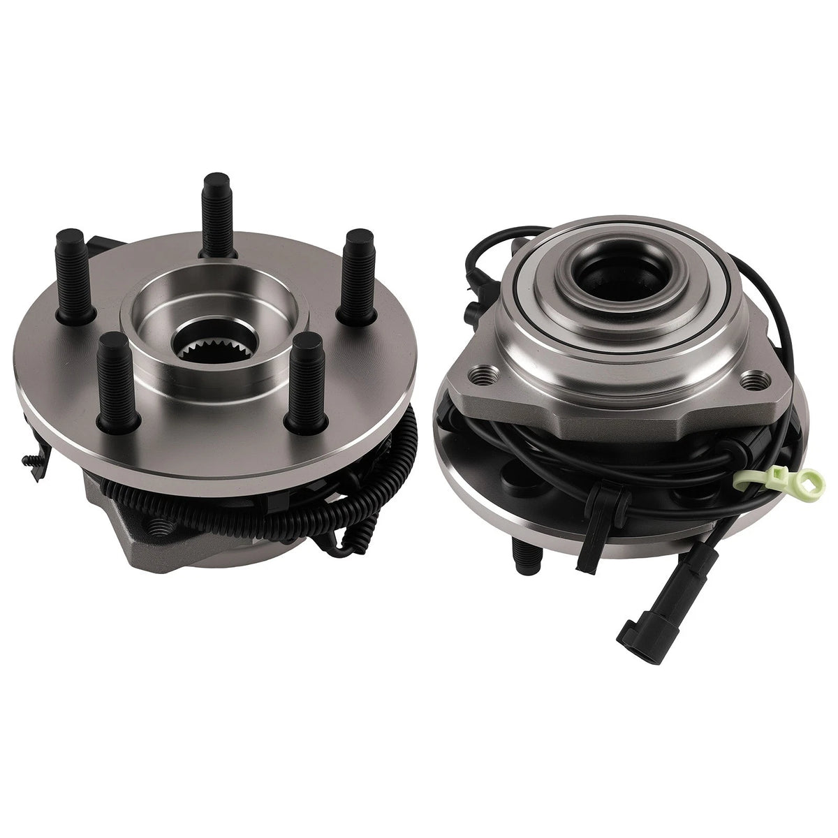 2X Front L&R 5 Lug Wheel Hub Kit for Jeep Liberty (2002–2007) 513176 513177 ABS