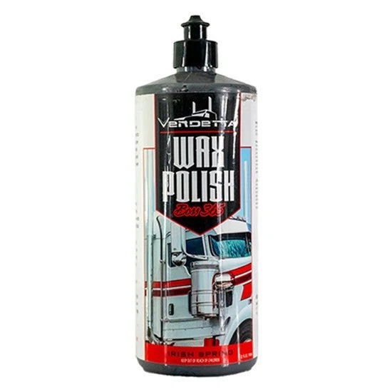 Liquid Car Wax for Vendetta Boss 365 (32 oz) - Carnauba Wet Look, Irish Spring
