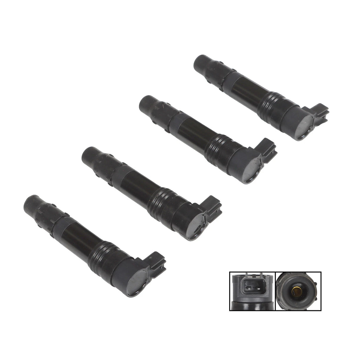 Set of 4 Ignition Coils for Suzuki GSX-R600 GSX-R750 GSX-R1000 GSX650F GSX1300BK AN650