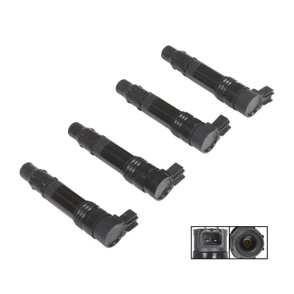 Set of 4 Ignition Coils for Suzuki GSX-R600 GSX-R750 GSX-R1000 GSX650F GSX1300BK AN650