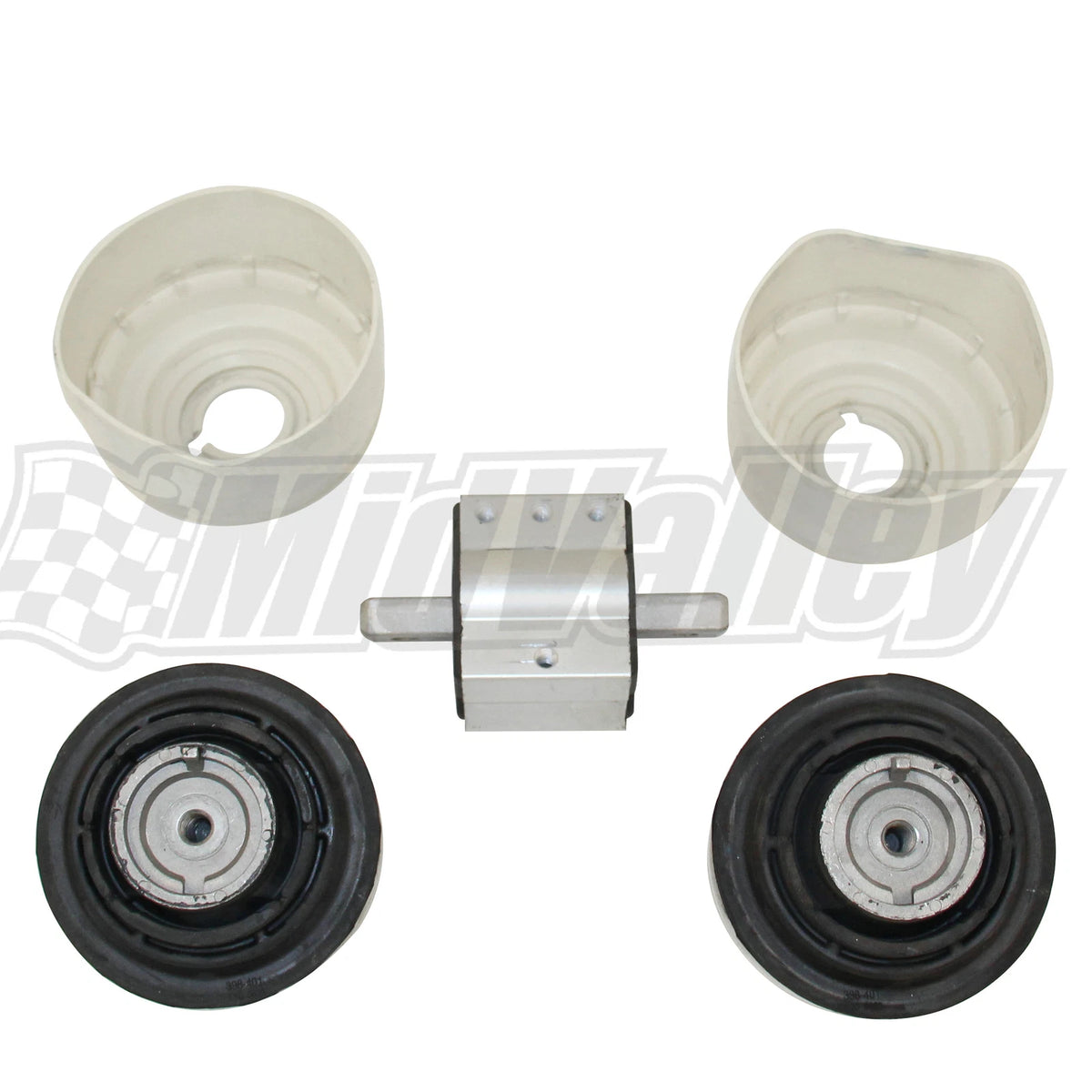 Set of 2 Engine Motor Transmission Mounts for Mercedes Benz W203 (2001–2005)