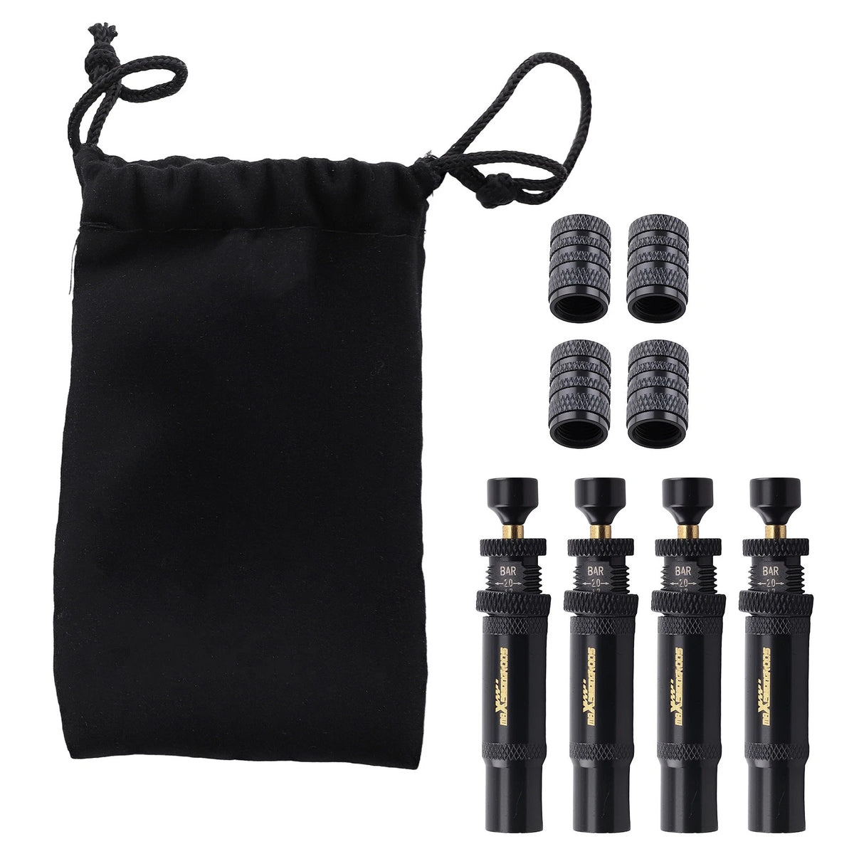 Adjustable Tire Deflator Kit for 4x4 Off-Road (10-30 PSI)