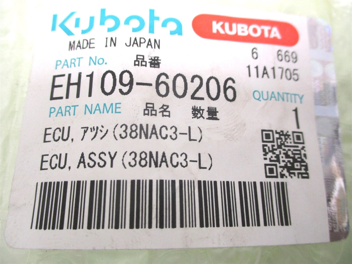 Genuine Kubota ECU EH109-60206, EH109-60205, EH109-60204 for Kubota