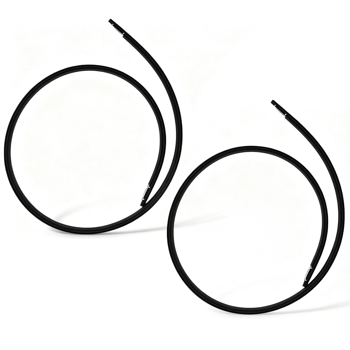 Set of 2 Door Window Belt Seals for Honda Civic CX DX (1996–2000) 74316-S03-003