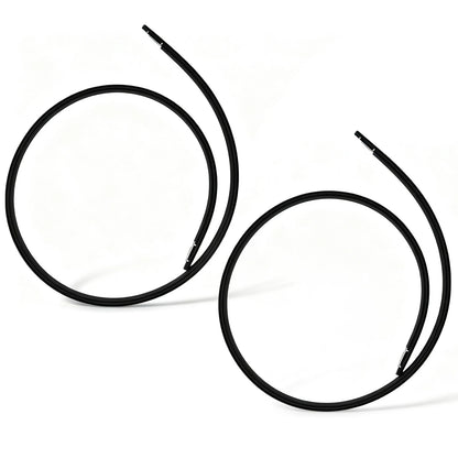Set of 2 Door Window Belt Seals for Honda Civic CX DX (1996–2000) 74316-S03-003