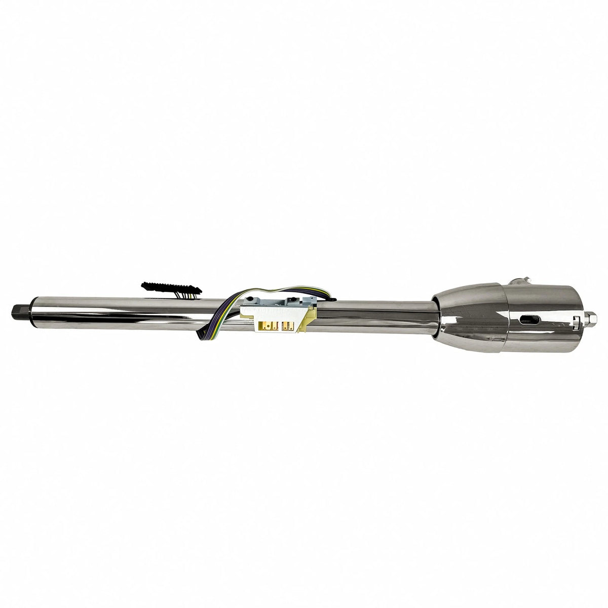 Chrome Tilt Steering Column for Chevy Corvette (1968–1980) - Keyed, Floor Shift