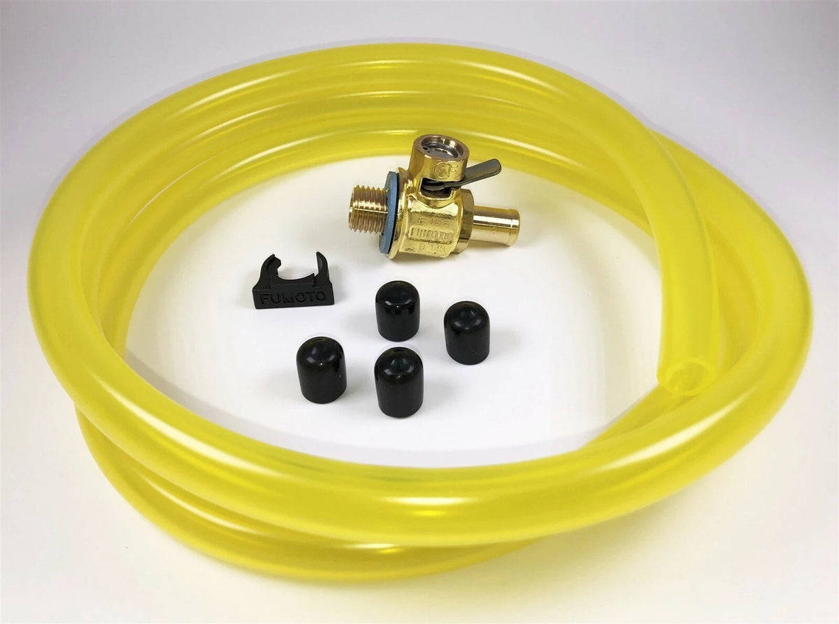 Fumoto F124N Oil Drain Valve for (Includes 4 Caps & Tubing)
