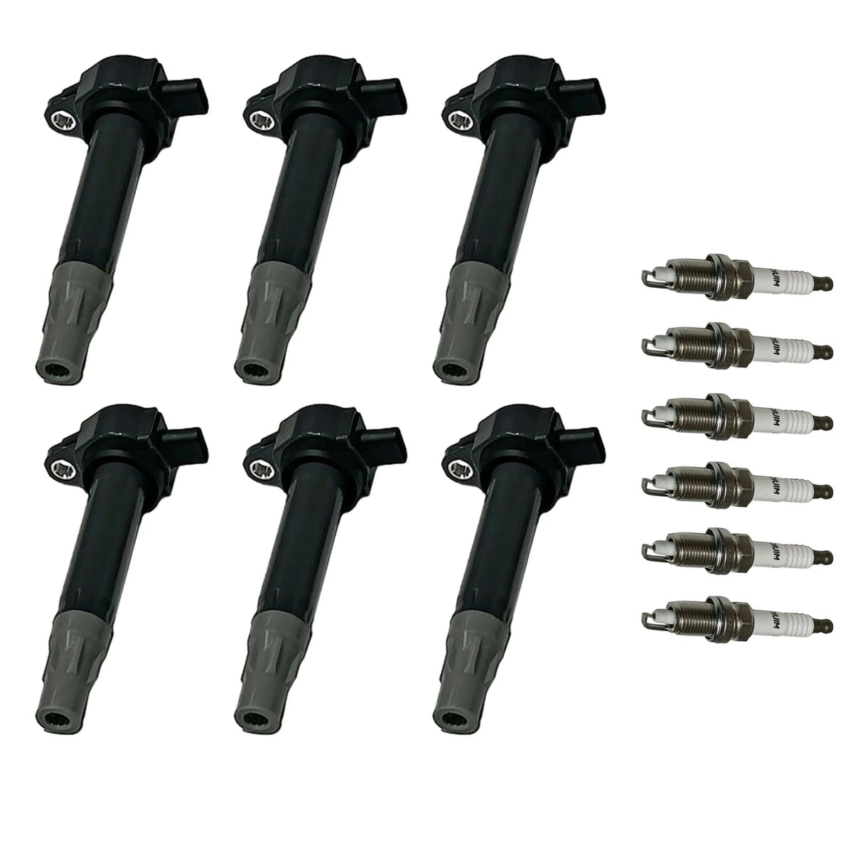 6X Ignition Coils & 6X Iridium Spark Plugs for Dodge Chrysler 3.5L 4.0L (2000–2010)