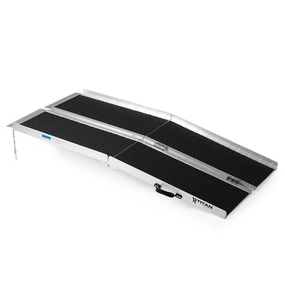 5' Multi-Fold Aluminum Wheelchair Ramp for Titan (600 lb Capacity)