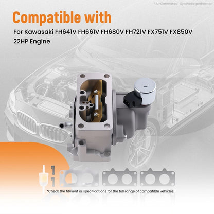 Engine Carb Assembly for Kawasaki FH641V FH661V FH680V FH721V FX751V FX850V (22HP)