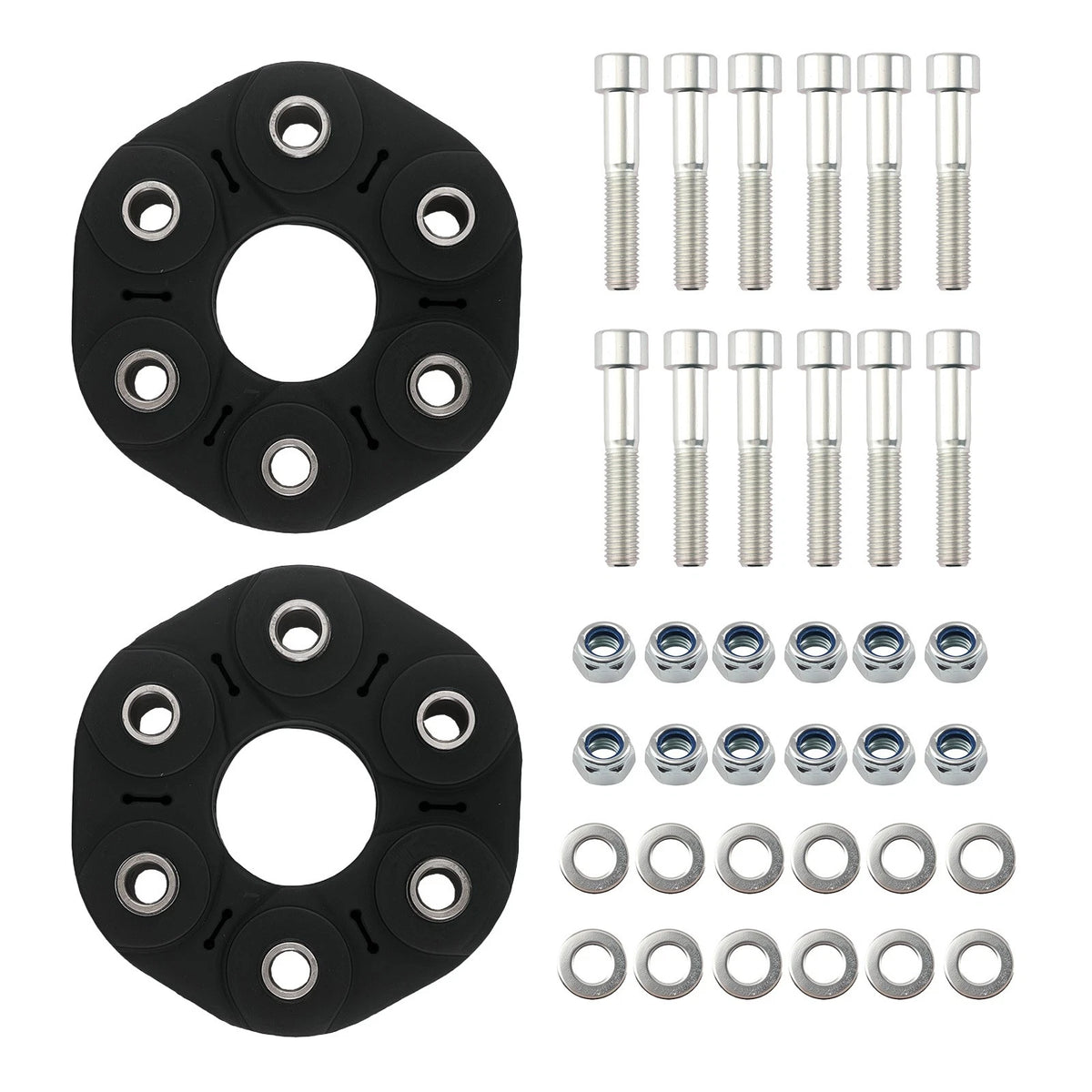 2X Driveshaft Flexdisc Coupler for Mercedes SLK230 SLK280 SLK300 SLK320 CLK320 (1998–2009)