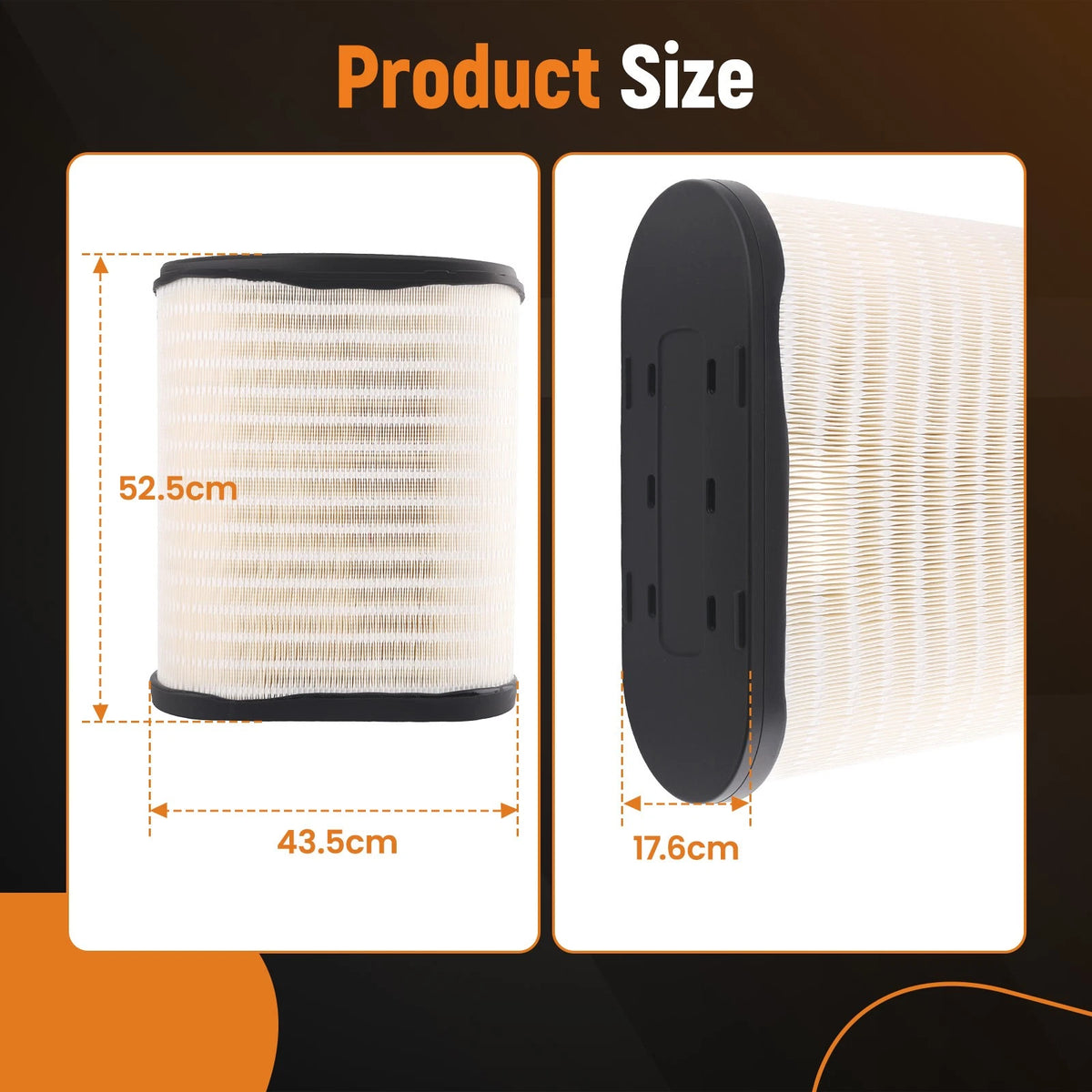 Air Filter D37-1061 for Kenworth T680, Peterbilt 579 (2023)