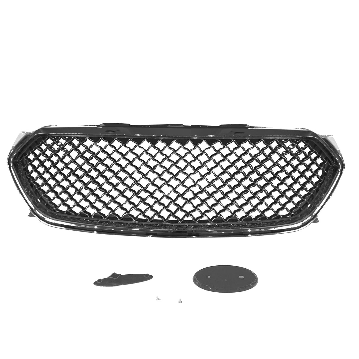 Front Upper Grille for Ford Taurus (2013–2019) Carbon Fiber Style