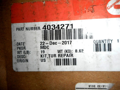 Turbo Repair Kit for Cummins ISX12 G CM2180 EJ Engines (OEM 4034271)