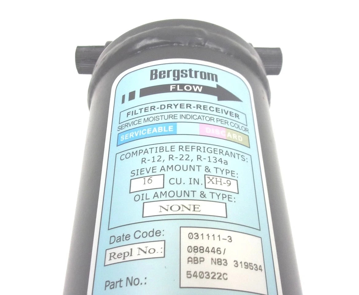 A/C Receiver Drier for Kysor Bergstrom (1912–2010) 088446-00 7198